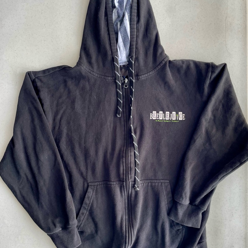 Beetlejuice The Musical Hoodie Sweatshirt Men's S Broadway Theater